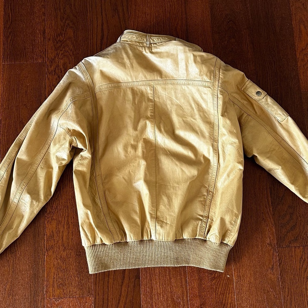 Vintage Leather Style Auto Carerra Design Jacket size L - Picture 8 of 11